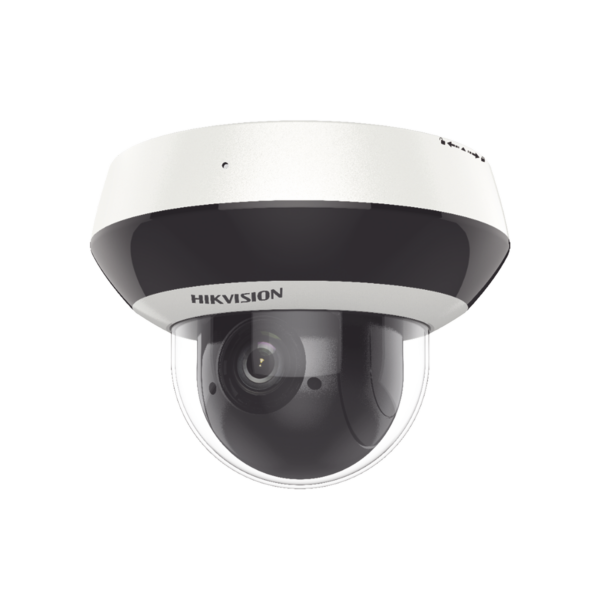 Mini Domo PTZ IP 2 Megapixel / 4X Zoom / H.265+ / 20 mts IR EXIR / WDR / PoE / IK10 / Exterior IP66 / Ultra Baja Iluminación / Micrófono Integrado / PoE