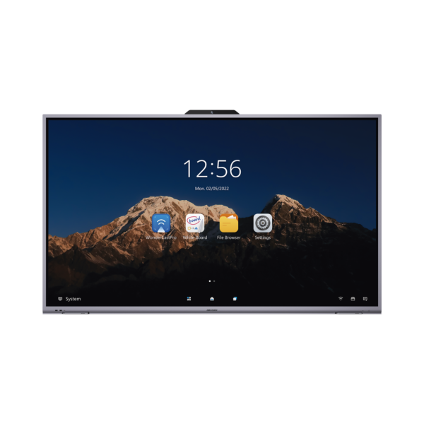 Pantalla Interactiva Touch de 75" Android 11 / Cámara Web 8 MP / Resolución 4K / Bocinas Integradas / Entradas HDMI y VGA / Incluye 2 Lápices para Escribir