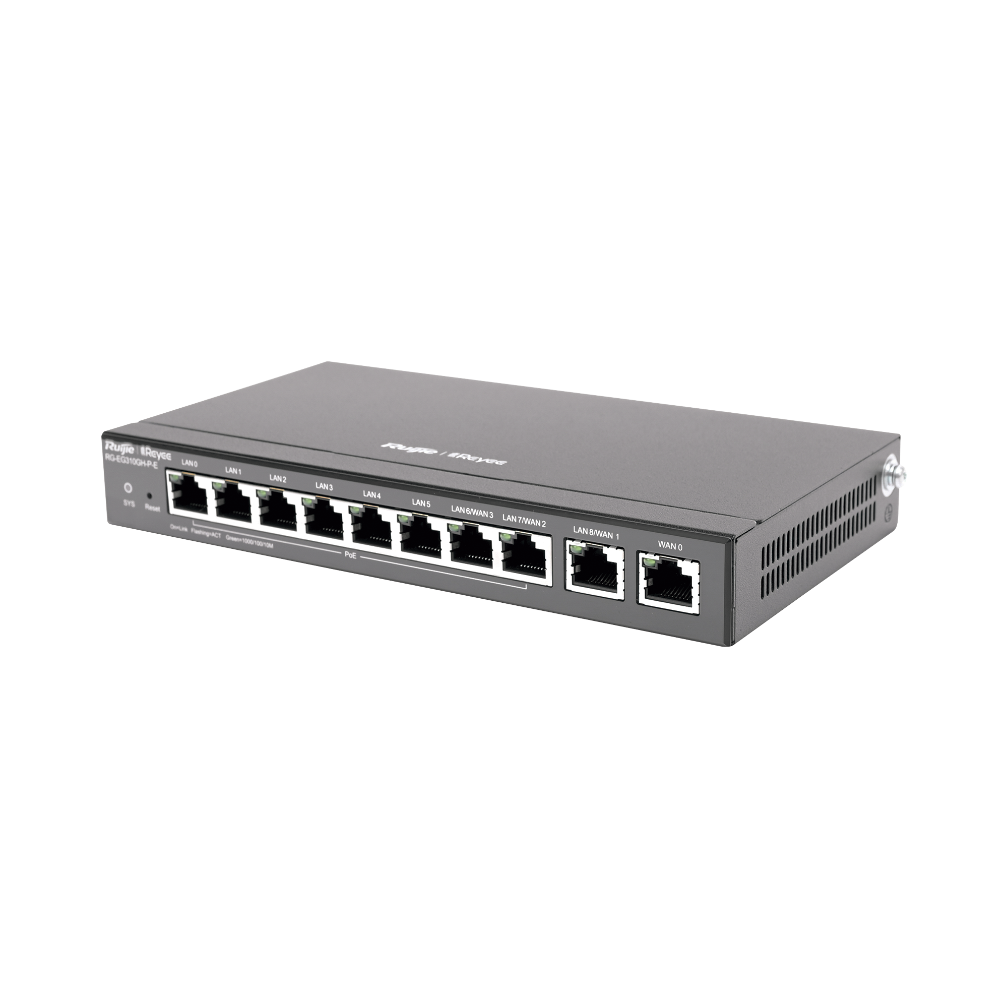 RG-EG310GH-P-E, Router de Oficina PoE, Administrable en la Nube de Alto Rendimiento de 10 Puertos Gigabit