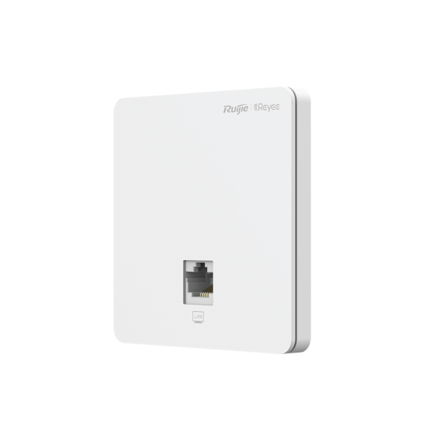 Punto de Acceso para pared, 802.11ac Wave 2, MIMO 2X2, 1.2 Gbps, puerto adicional frontal 10/100 ideal para habitaciones